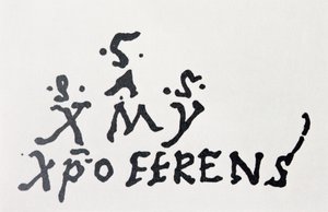 Signature and Monogram of Christopher Columbus